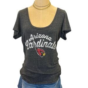 NFL ARIZONA CARDINALS Touch by Alyssa Milana Tee T-Shirt size XL gameday